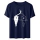 thumbnail image 5 of Tops de verano Regalos para hombre y mujer Camiseta de verano con estampado de letras Blusa de manga corta Pompotops hfajkhk134702, 5 of 7