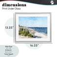 thumbnail image 4 of Stupell Industries Rustic Lodge Beach Pickets View Gray Framed Print Under Glass, 16 x 13, by Kim Curinga, 4 of 8