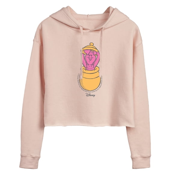 Disney - Piglet In Honey Pot - Juniors Cropped Pullover Hoodie
