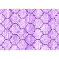 thumbnail image 1 of Ahgly Company Indoor Rectangle Trellis Purple Modern Area Rugs, 2' x 5', 1 of 4
