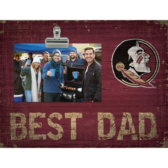 Florida State Seminoles 8'' x 10.5'' Best Dad Clip Frame