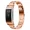 Rose Gold, variant on FIEWESEY Metal Watchband Compatible with Fitbit Charge 2 Quick Easy Fit Stainless Steel Wristband Strap Replacement for Charge 2 Smartwatch Accessory,Black
