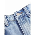 thumbnail image 6 of FEDPOP Baggy Jeans for Girls Wide Leg Ripped High Elastic Waisted Denim Pants Cute Summer Trousers Y2K Streetwear 7-14Y, 6 of 8