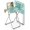Sea Blue, variant on TV Tray Table,Folding Table with Cup Holder Portable,Foldable Snack Tray for Eating,Small Folding Tables Set of 2,Dinner Tables for Couch, Living Room,Small Space (White Marble,2Pcs)