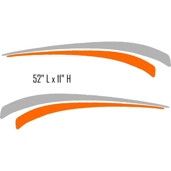 Pontoon Boat SW16 Swoosh Swish RV Motor Home Replacement Decals