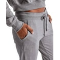 thumbnail image 5 of Hanes Women's Joggers French Terry Sweatpants Pockets Stretch Waistband Drawcord 30" inseam, 5 of 5
