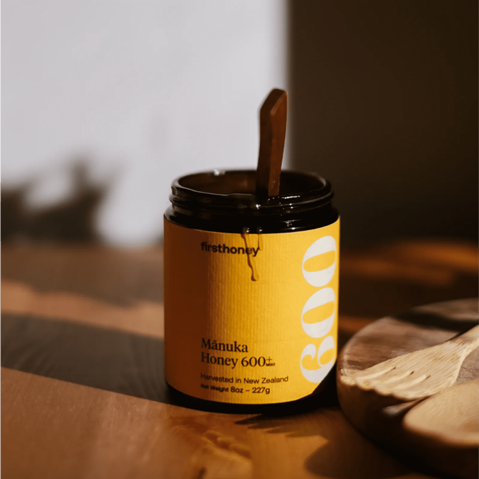 First Honey Manuka Honey MGO 600+, Pure Medical Grade Honey for Immune Healing, Immunity Boost, 8oz
