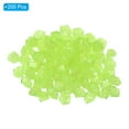 thumbnail image 3 of Uxcell 200Pack Glow Rocks 10-15mm Glow Pebbles Decoration in the Dark Luminous Stones Decor DIY Decorative Yellow, 3 of 7