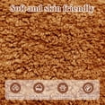 thumbnail image 6 of Youdao 59" Small Loveseat Sofa, Modern Sherpa Mini Sofa Couch, Lambswool 2-Seater Fluffy Love Seat, Teddy Fabric Upholstered Compact sofa with 2 Throw Pillows for Apartment Office Small Space, Orange, 6 of 8
