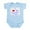 Sky Blue, variant on CafePress - I Love My Grandma & Papa Infant Bodysuit - Baby Light Bodysuit, Size Newborn - 24 Months