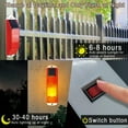 thumbnail image 2 of ABPETE Solar Strobe Warning Light LED Warning Lamp 4-Pack Super Bright IP54 Waterproof Light Control Flashing Beacon Barricade Construction Safety Road Signs Flash Traffic Lights (Red), 2 of 7