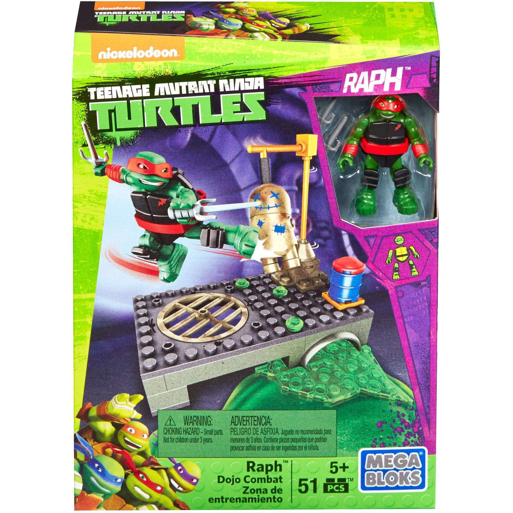 Mega Bloks Teenage Mutant Ninja Turtles Raph Dojo Combat