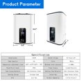 thumbnail image 3 of Imeshbean Electric 110 Volts 1500 Watts Tank Water Heater for Home, 10L Capacity, 3 of 9