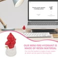 thumbnail image 3 of Statue d'Hydrant de Feu Mini Figurine d'Hydrant de Feu Mini Décoration de Jardin Accessoire de Table de Sable, 3 of 5