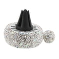 thumbnail image 3 of Car Air Vent Fragrance Decoration Sparkly Rhinestones Cute Shape Interior Car DecorationWhite, 3 of 5