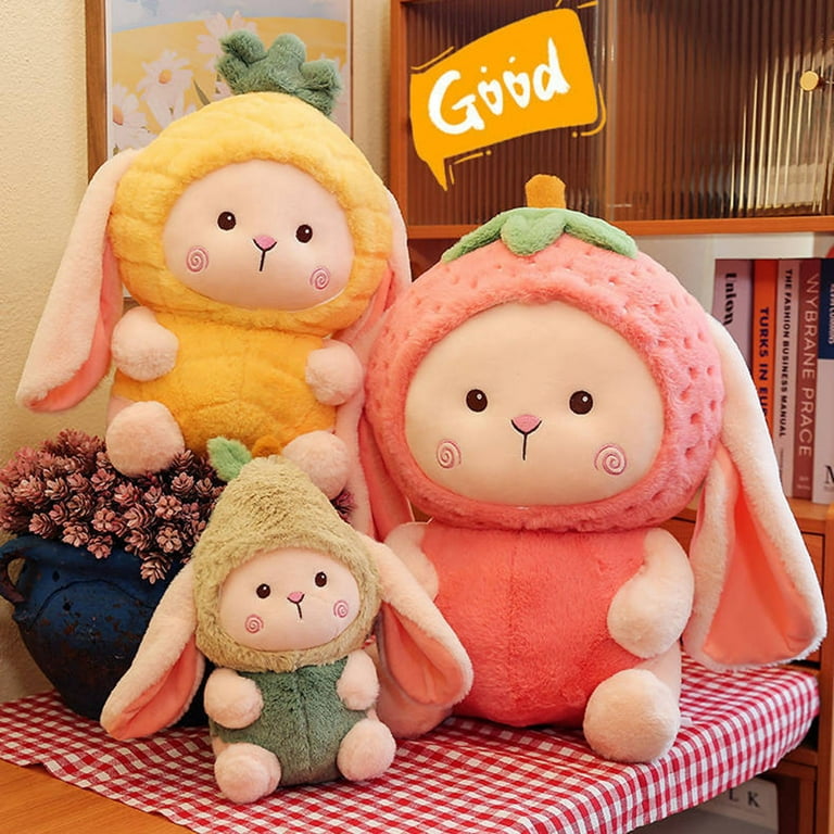 Stuffed Animal Doll Plush Toys, Kawaii Stuffed Animal Bunny, Plushie Animal  Toys, Cute Plush Animals, Children's Gifts Rabbit (Pink Purple)