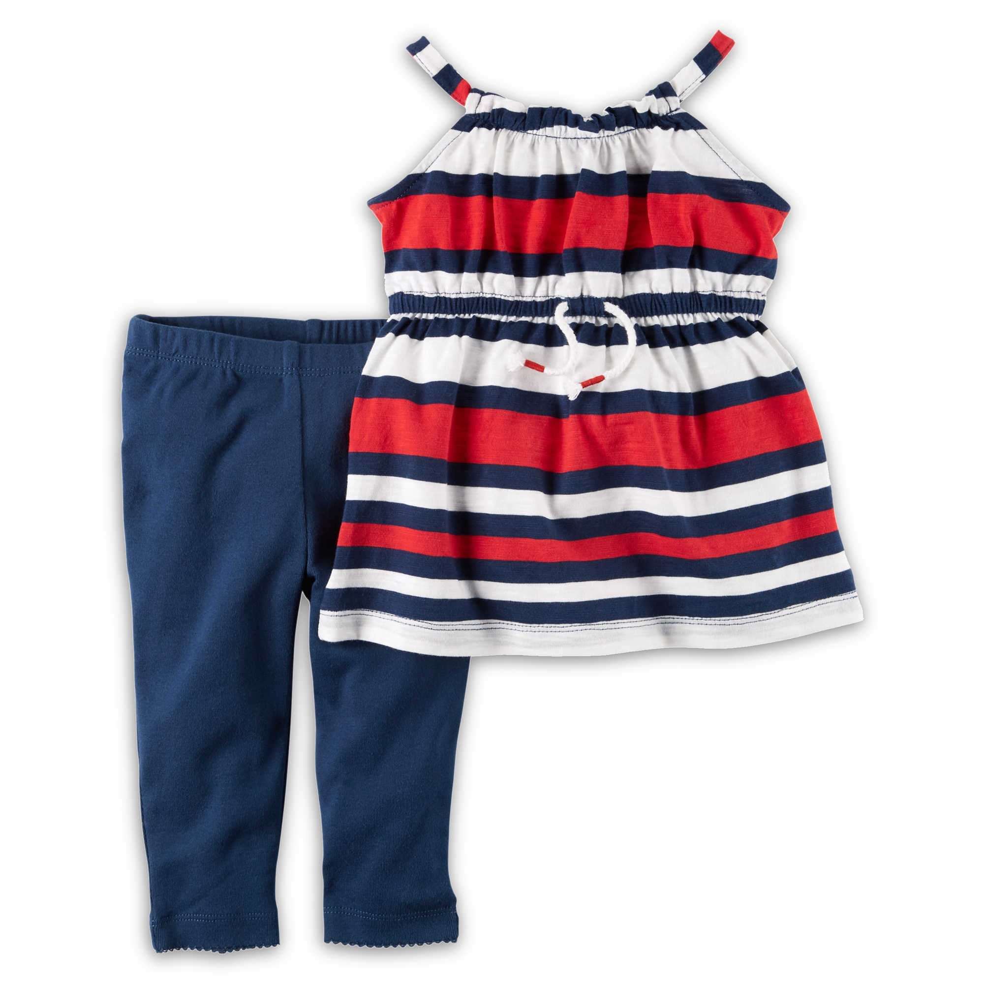 Carter's Baby Girls Striped 2 Pc Sets