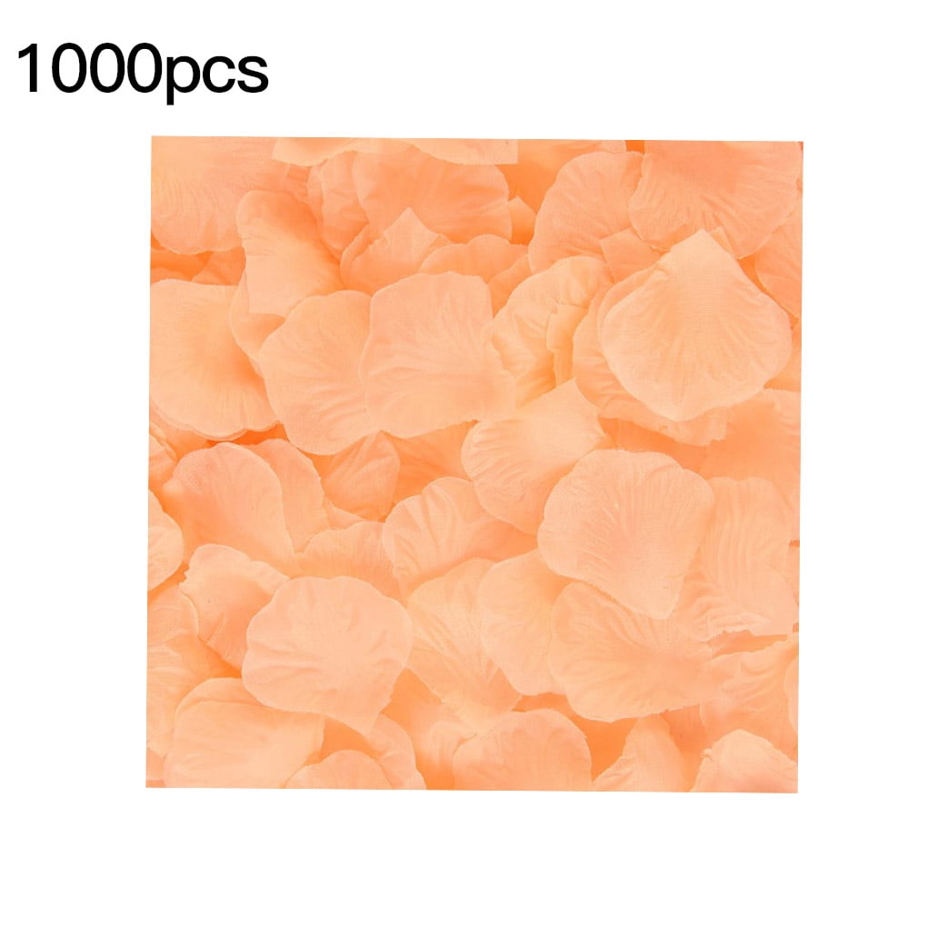 TureClos 1000pcs Artificial Rose Petal Cloth Simulation Flower Petals
