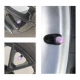thumbnail image 4 of Tapones para válvulas de neumáticos JUSTTOP Crystal Rhinestone, color morado, paquete de 4, 4 of 5