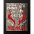 thumbnail image 2 of Lewis, Sheldon 19x24 Black Modern Framed Museum Art Print Titled - All Of The Other Reindeer, 2 of 5