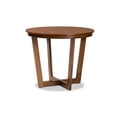 thumbnail image 4 of Baxton Studio Brava Modern and Contemporary Walnut Brown Finished Wood 5-Piece Dining Set, 4 of 7