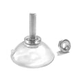 thumbnail image 1 of DANXQ Clear PVC M6 Lengthened Thread Long Screw Suction Cup Hook with Nut, Diameter 4.4 cm / 1.73 Inch,Thread Length 2.2 cm,6 Pack (L-M6-D4.4-Lock NUT), 1 of 4