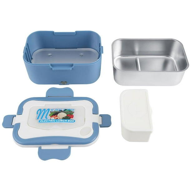 Fiambrera De Calefacción De Gran Capacidad De 1,5 L, Calentador De Comida Portátil De Alimentos De Calentamiento Rápido, Recipiente Eléctrico Para Calentar Alimentos Con Cuchara, Tenedor, Palillos seitruly HA027761-01