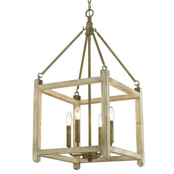 Wry Lighting Orville 4-light Pendant in Burnished Chestnut