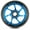 Blue, variant on Ethic Incube V2 Wheel - 12 STD Neo Chrome, 115mm