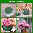 thumbnail image 4 of Wet Floral Foam For Flowers Round Florist Styrofoam Block Flower Arrangement Supplies Can Be Cut 1.57 X 3.15 Inches, 4 of 4