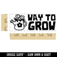 thumbnail image 2 of Way to Grow Watering Can Teacher Student School Self-Inking Rubber Stamp Ink Stamper - Brown Ink - Large 2-3/4 Inch, 2 of 7
