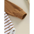 thumbnail image 6 of Bagilaanoe 2pcs Newborn Baby Girl Boy Pants Set Long Sleeve Striped Romper Tops + Trousers 3M 6M 9M 12M 18M Infant Casual Clothes, 6 of 9