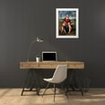 thumbnail image 3 of Raffaello 11x14 White Modern Wood Framed Museum Art Print Titled - Madonna del cardellino, 3 of 4