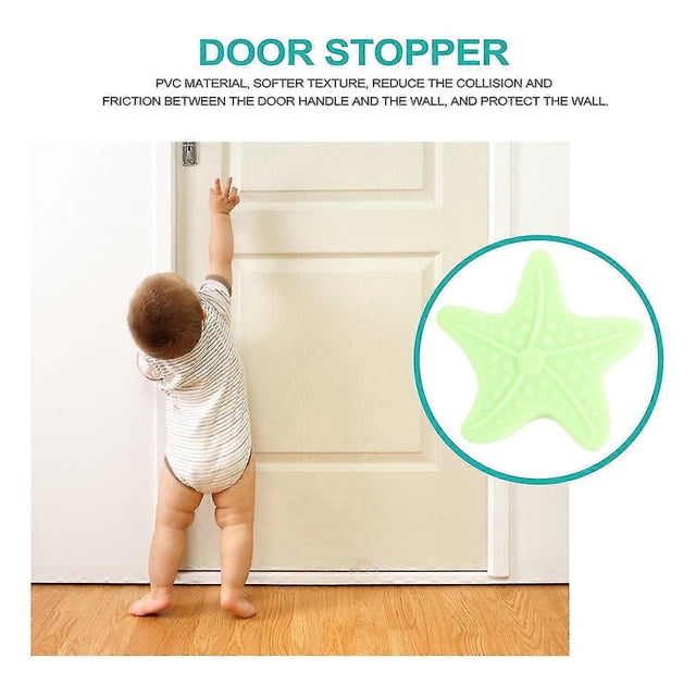 Protector de tope de puerta autoadhesivo (10 piezas)