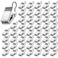 thumbnail image 2 of 50PCS Stainless Steel Curtain Clips with Hook for Curtain Photos Home Decor, 2 of 13