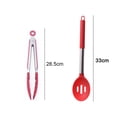 thumbnail image 2 of 2Pieces Kitchen Cooking Utensils Set , Silicone Utensil with Stainless Steel Handle, Nonstick Kitchen Tools, 2 of 5