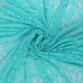 thumbnail image 2 of Romex Textiles Nylon Spandex Floral Lace Fabric - Aqua, 2 of 2