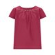 thumbnail image 4 of Tops de Color Sólido para las Mujeres Cuello Redondo de Manga Corta con Detalle de Botón Plisado Casual, Tops de Cuello Redondo para las Mujeres, 4 of 7