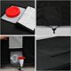 thumbnail image 4 of Contenedor Cubierta de Aluminio Tanque de Agua de Lluvia Tela Oxford Parasol Capucha Protectora a Prueba de Agua 1000 L Tanque de Agua de jardín Negro, 4 of 5