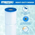 thumbnail image 6 of HYDROTOOLS BY SWIMLINE Premium Replacement Cartridge Filter Element Pool Spa | 50 SQ FT Filtration Expansive Flow Core | 50 Microns | Easy Clean | Compatible Hayward Pentair Unicel Filbur Waterway, 6 of 9