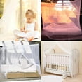 thumbnail image 4 of Square Bed Mosquito Net, Universal Square Mosquito Net, Suitable for Most Types of Beds, for Effective Mosquito Protection - White (200 * 200 * 180cm), 4 of 4