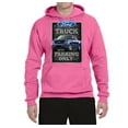 thumbnail image 2 of Ford Truck Parking Only Sign Gift for Owners of Ford Trucks | Mens Cars and Trucks Hooded Sweatshirt Graphic Hoodie, Neon Pink, Small, 2 of 3