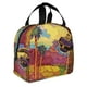 thumbnail image 2 of Easygdp Beautiful African Woman Bolsa Térmica Premium - Tela Oxford Impermeable, Gran Capacidad, Bolsillo Frontal, Unisex para Trabajo, Escuela, Actividades al Aire Libre y Picnics, 2 of 8