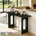 thumbnail image 4 of CATLK 59.2 Inch Console Table, Entryway Table, Narrow Long Sofa Table Behind Couch for Foyer, Living Room, Entry, Hallway, Black, 4 of 9