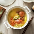 thumbnail image 6 of Ceramic soup tureen with lid and ladle, 2000ml serving tureen with large capacity and double handles for soups, stews, 6 of 6