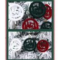 thumbnail image 5 of Velvety Flocking Round Christmas Ornament Set Of 3 Elegant Hanging Decors For Holiday Tree Mantle Tabletop Seasonal Arrangements White, 5 of 5