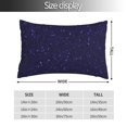 thumbnail image 2 of Fotbe Glittering Purple Starfield Funda de Almohada Decorativa Estilo Occidental, Lujo en Algodón, Fundas para Almohadas King, Cojín Estampado para Decoración del Hogar-14"x20", 2 of 6
