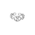 thumbnail image 1 of Anillo de 26 letras chapado en acero de titanio, anillo de dedo índice con apertura en inglés, anillo hueco Wmkox8yi  sjalhkljlk2003, 1 of 1