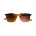 thumbnail image 3 of Esprit  Womens Sunglass Brown Fade Square Plastic,  Gradient Lens 39079. 535, 3 of 5
