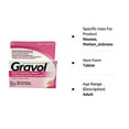 thumbnail image 3 of Easy to Swallow GRAVOL (30 Tablets) Antinauseant for Nausea, Vomiting, Dizziness & Motion Sickness, 3 of 3